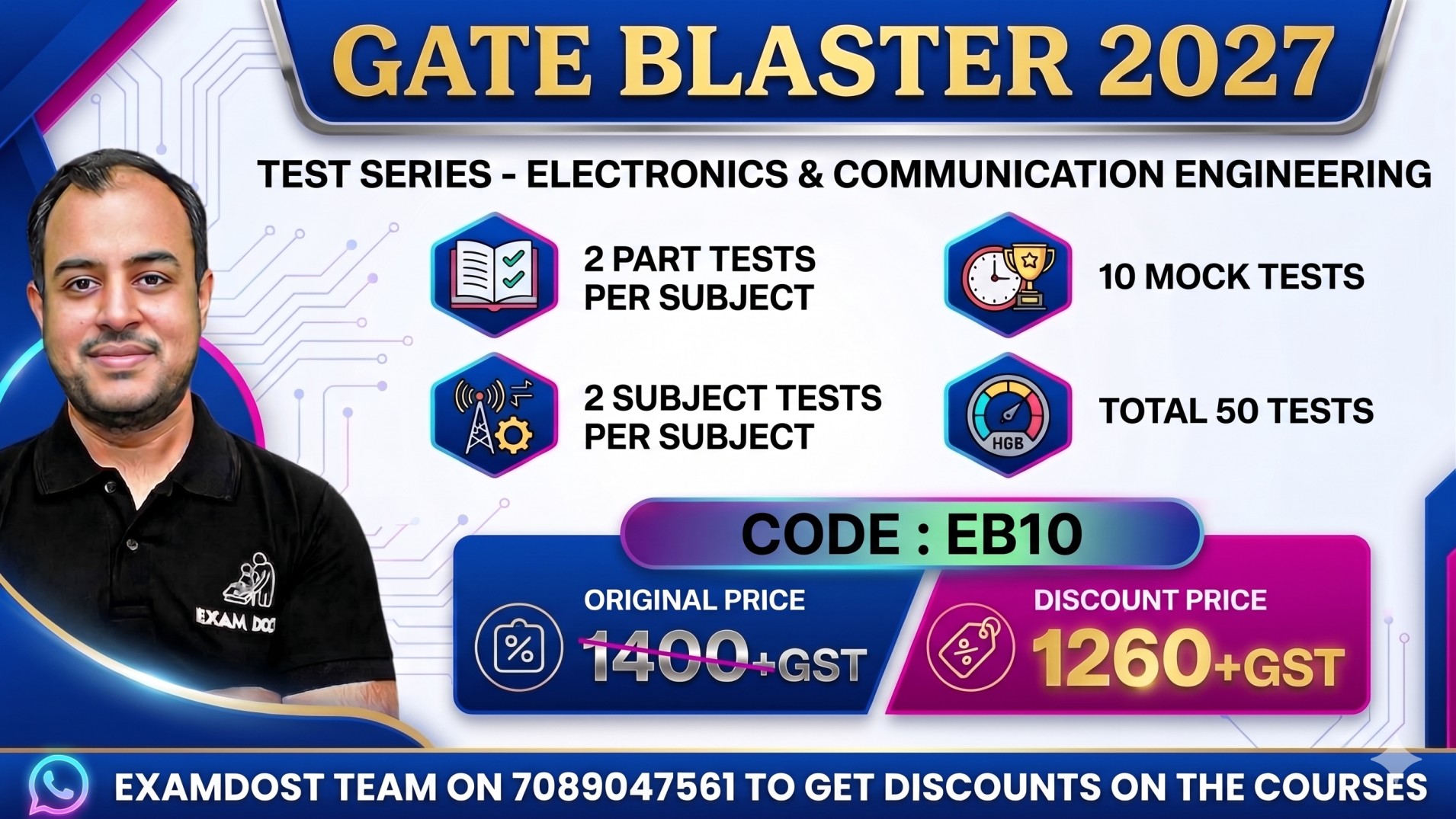 ECE - GATE Blaster 2027 Test Series cover